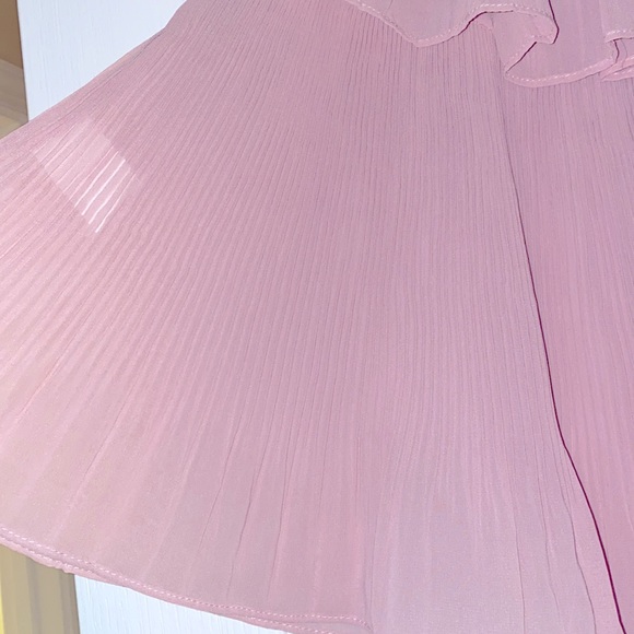 Strapless Over-the-shoulder Light Pink Top - Picture 3 of 3